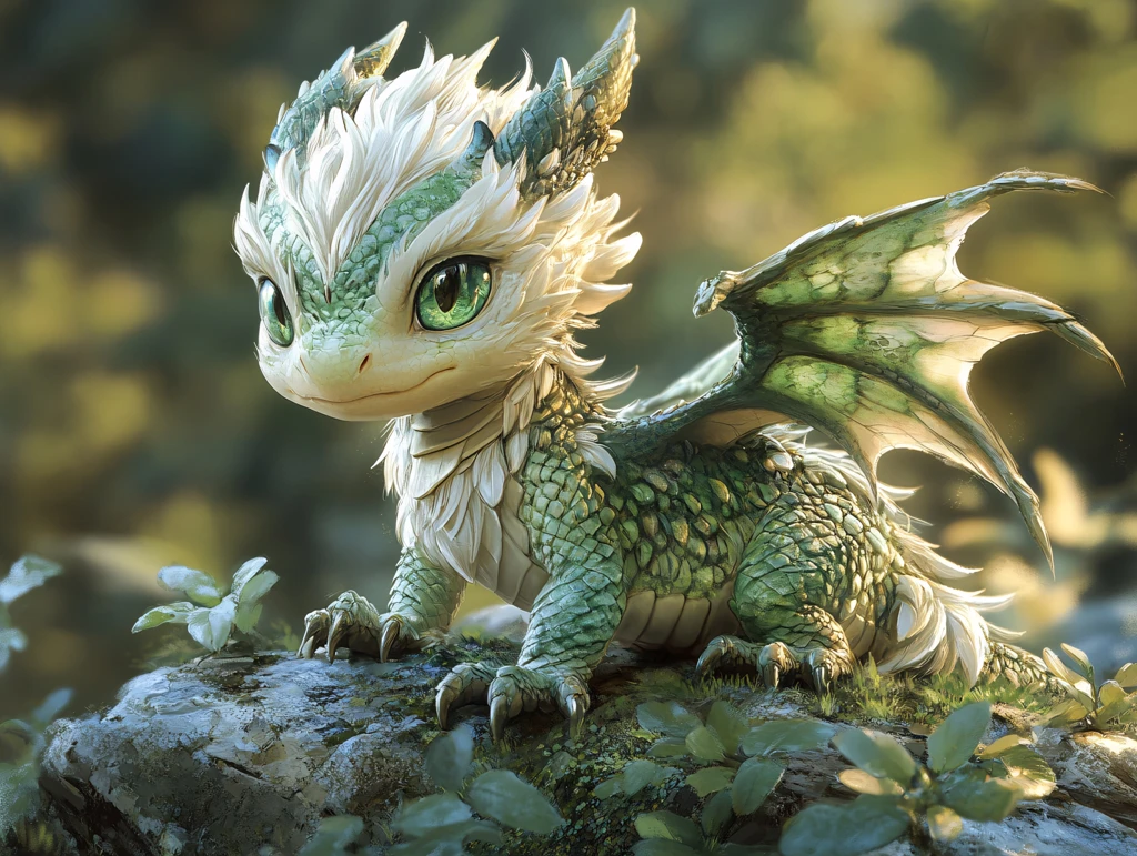 森林梦境龙爪植物