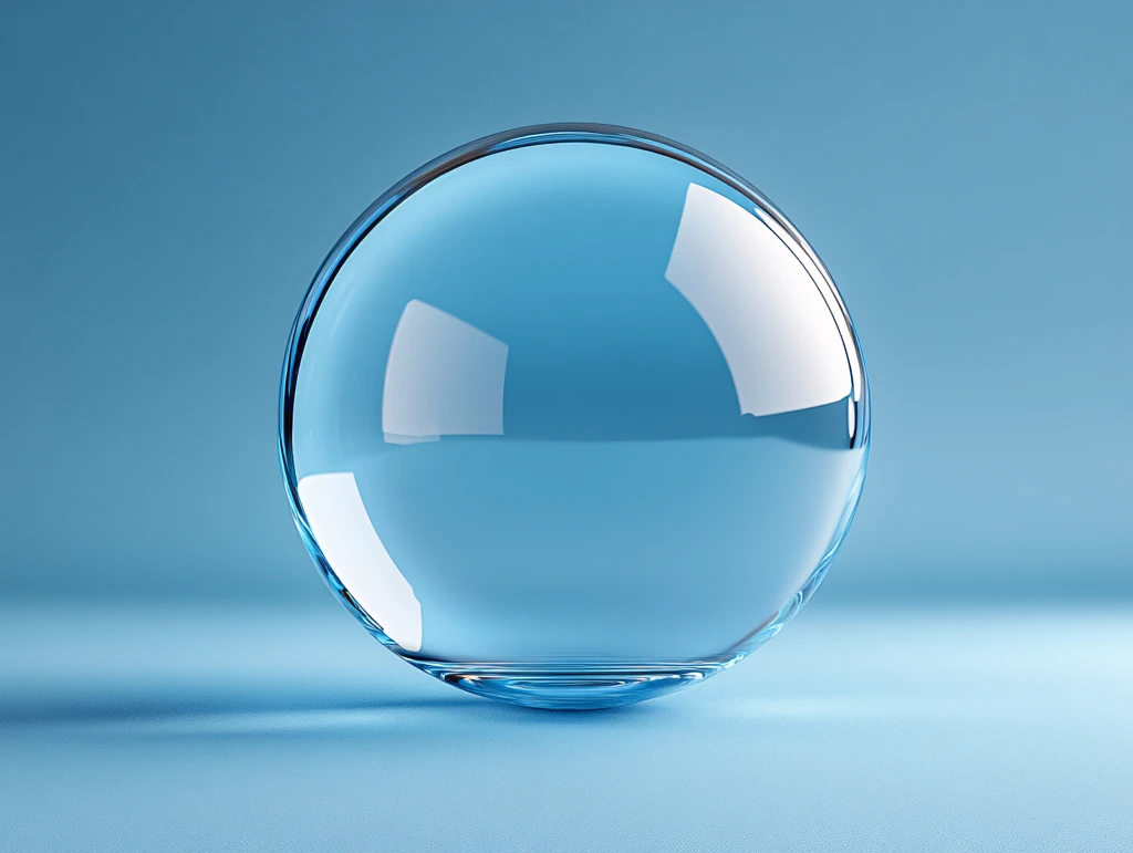蓝色水晶球素材