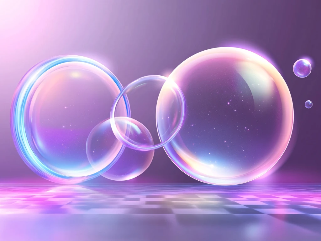绚丽气泡背景壁纸素材