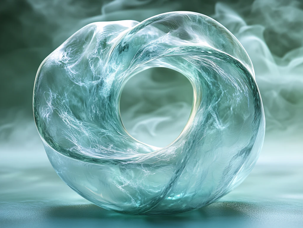 无限大符号玻璃质感