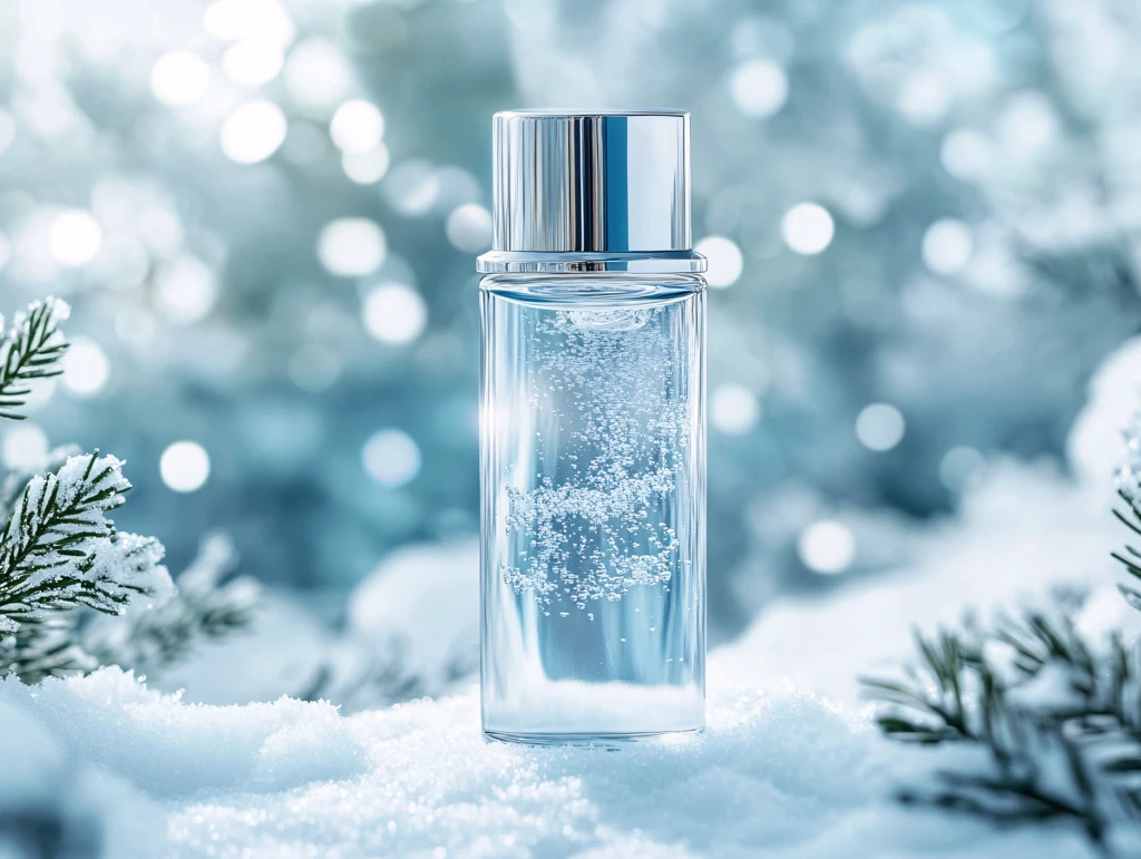 冬季护肤玻璃瓶