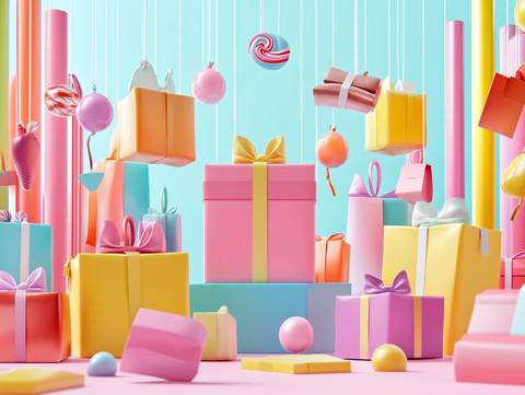 礼盒礼物礼品堆头