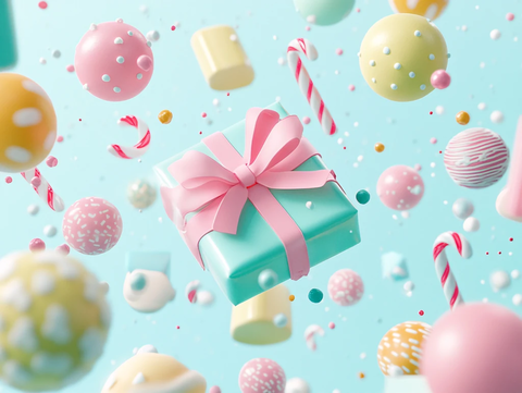 节日礼盒插画