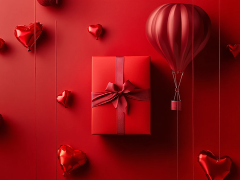 情人节礼物包装背景