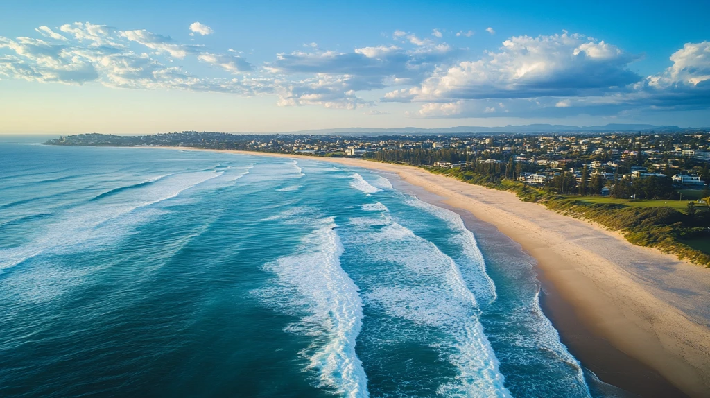 澳洲海岸线航拍
