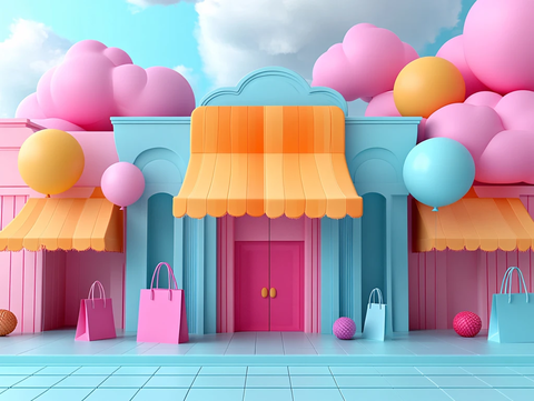 立体淘宝场景图