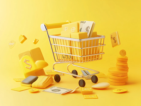 购物车插画