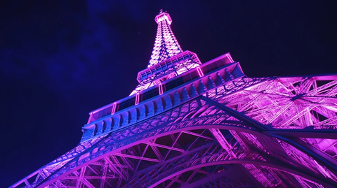 埃菲尔铁塔灯光