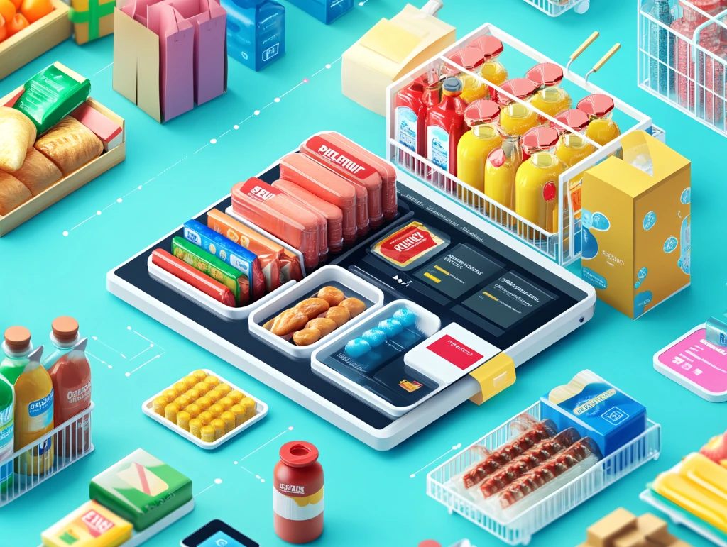 医药盒包装插画