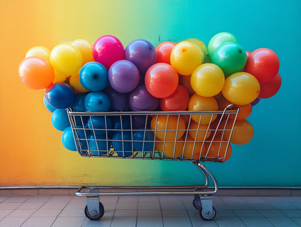 氢气球超市内景