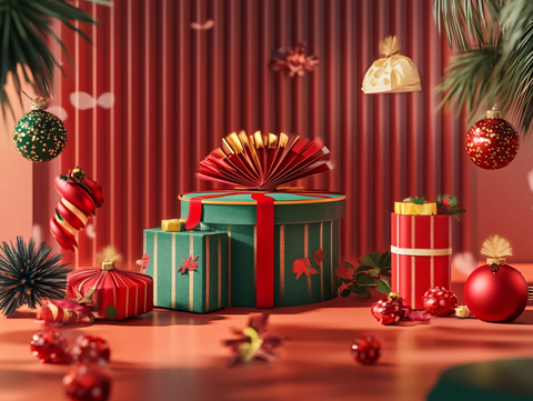 圣诞新年气氛礼盒包装