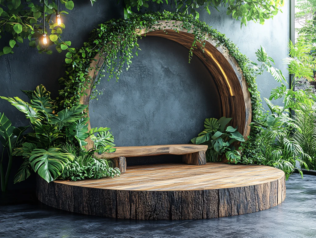 森系迎宾区设计