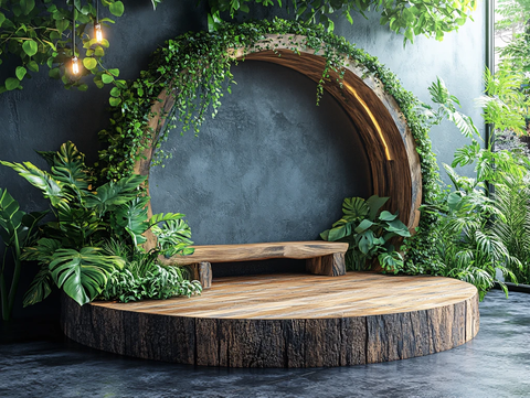 森系迎宾区设计