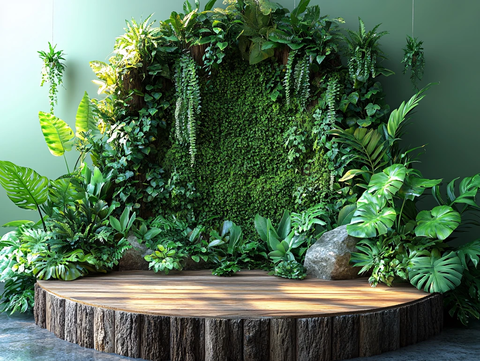 森系绿植展示区
