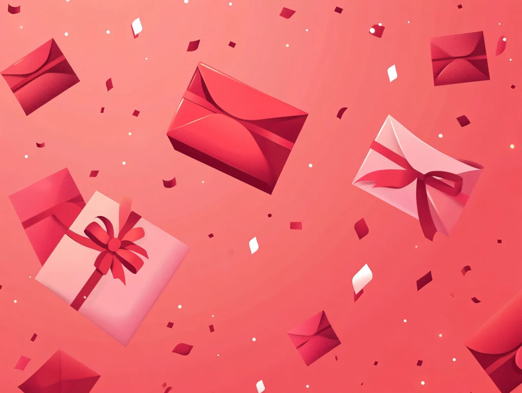 情人节插画礼盒封面