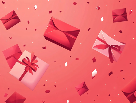 情人节插画礼盒封面