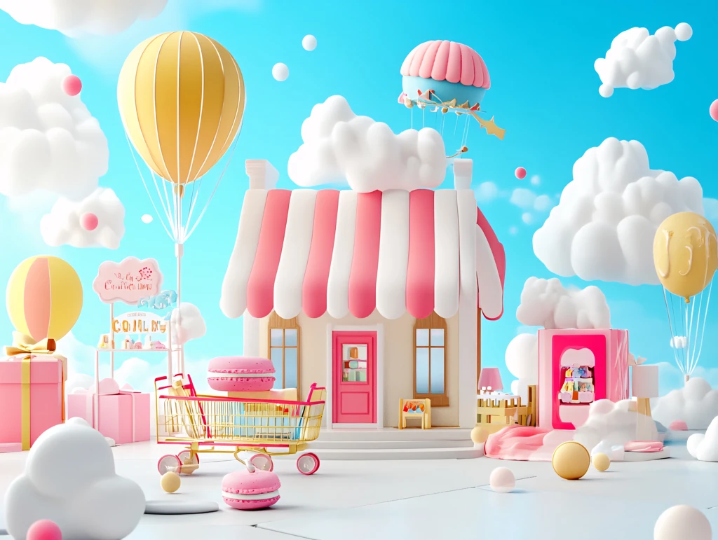 立体淘宝场景图