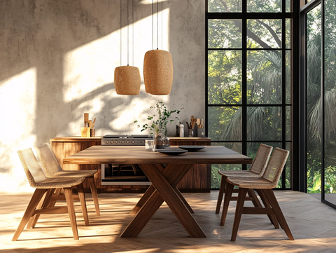 原木餐桌