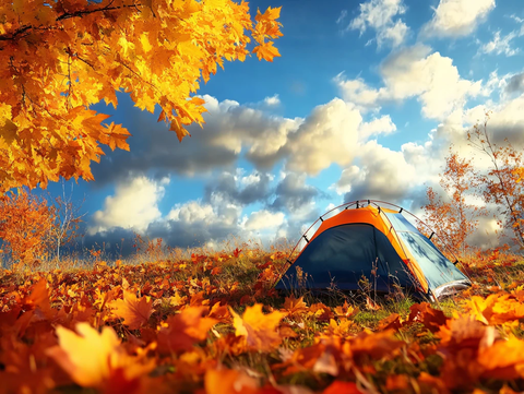 秋日户外帐篷