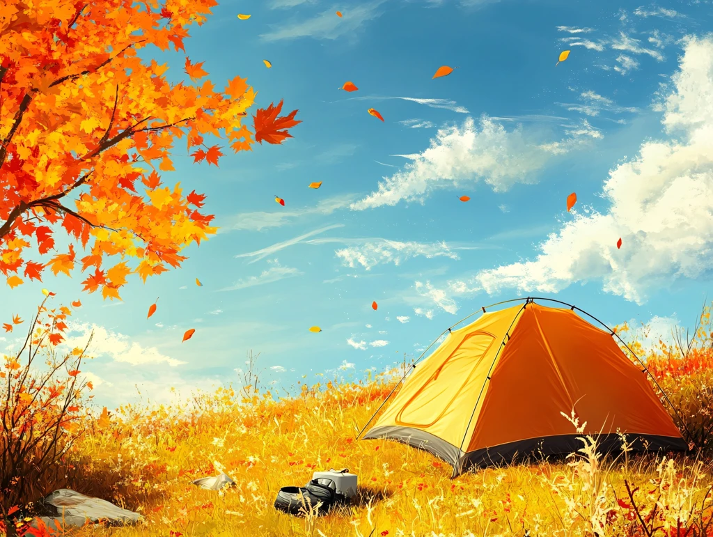 秋日户外帐篷
