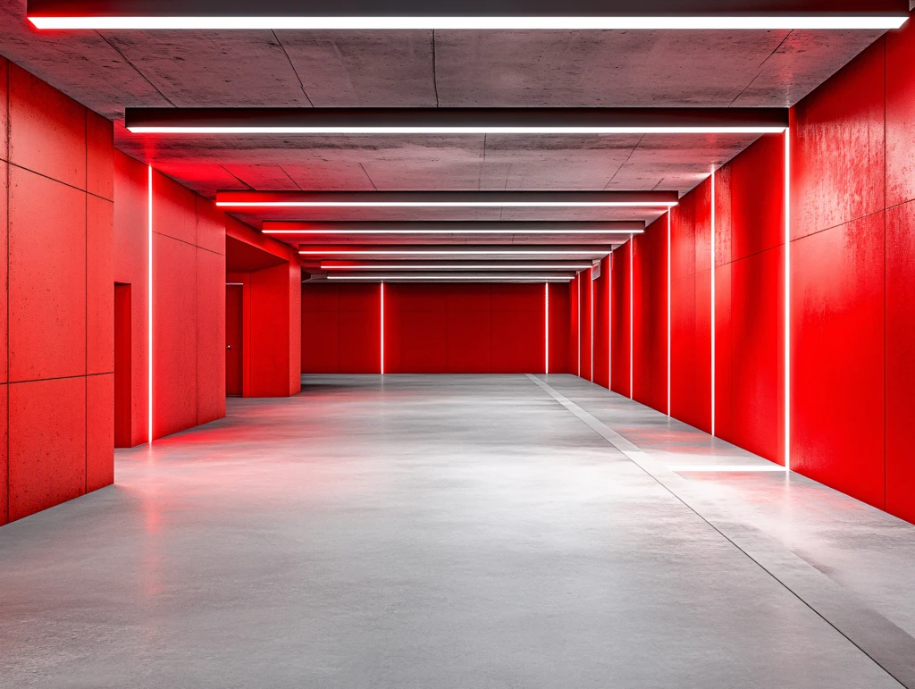 红色工业风背景