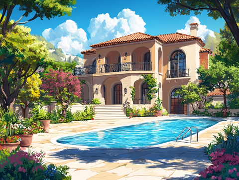 别墅大宅画面