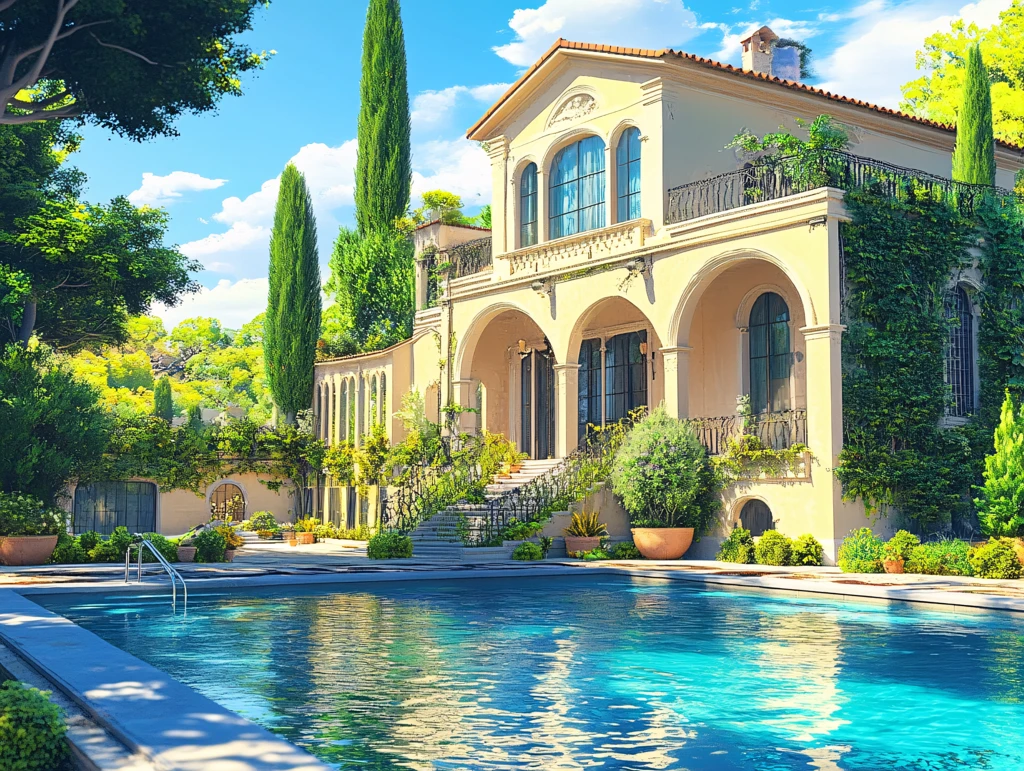 别墅大宅画面