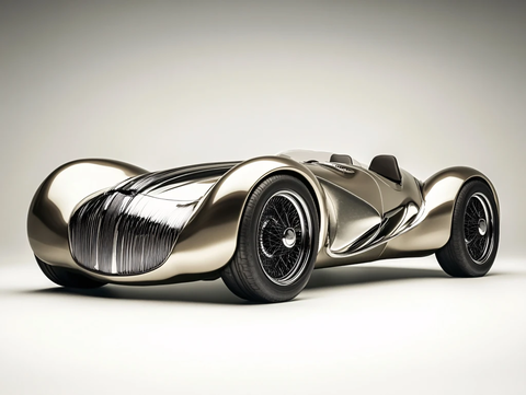 汽车金色效果设计