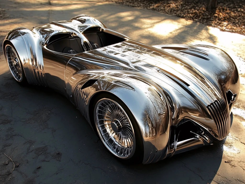 汽车金色效果设计