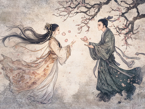 画古代爱情故事