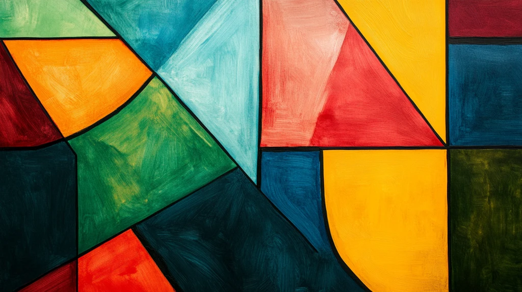 艺术墙彩色墙色块墙