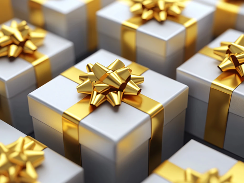 礼盒黄金素材
