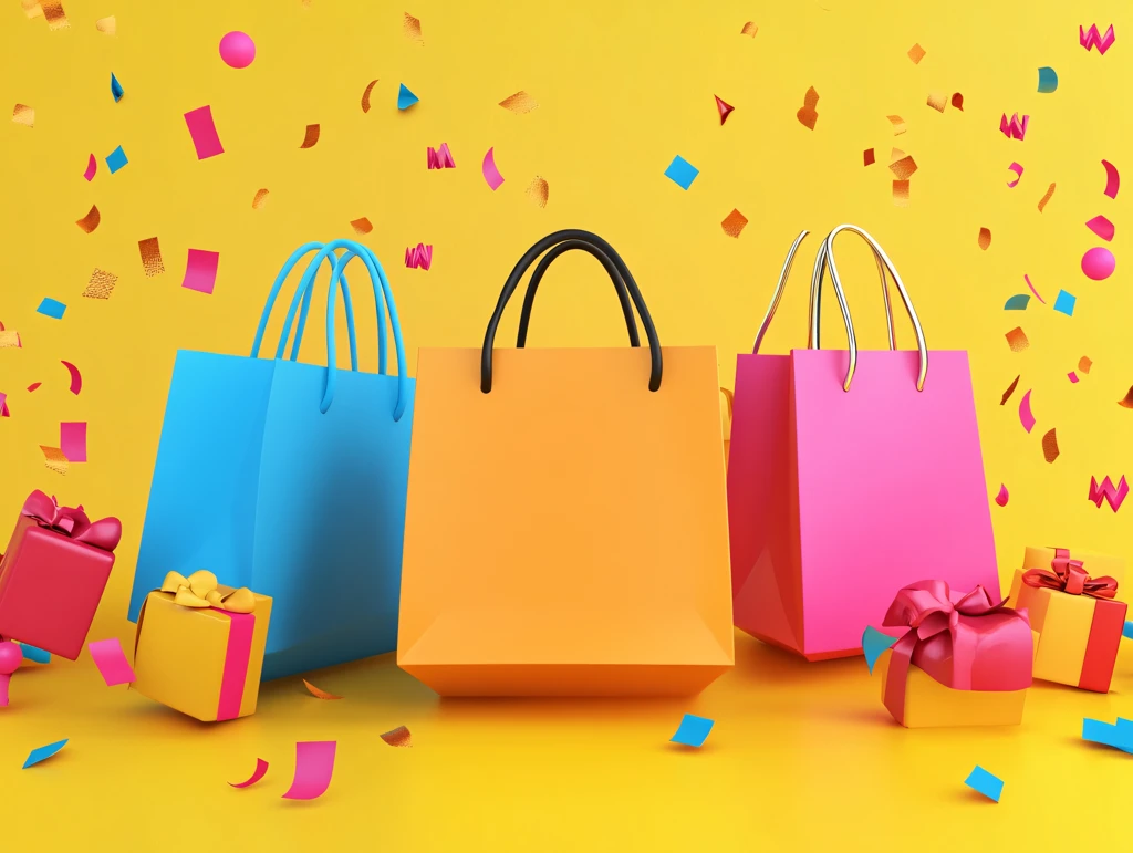 购物狂欢节包装袋