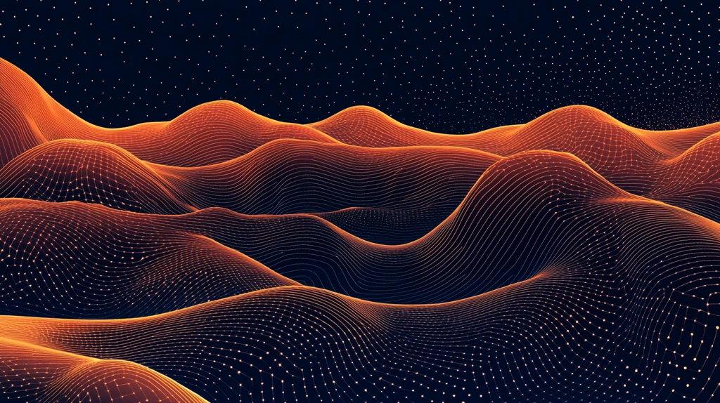 波浪线弧线弧形山