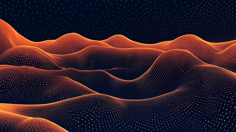 波浪线弧线弧形山