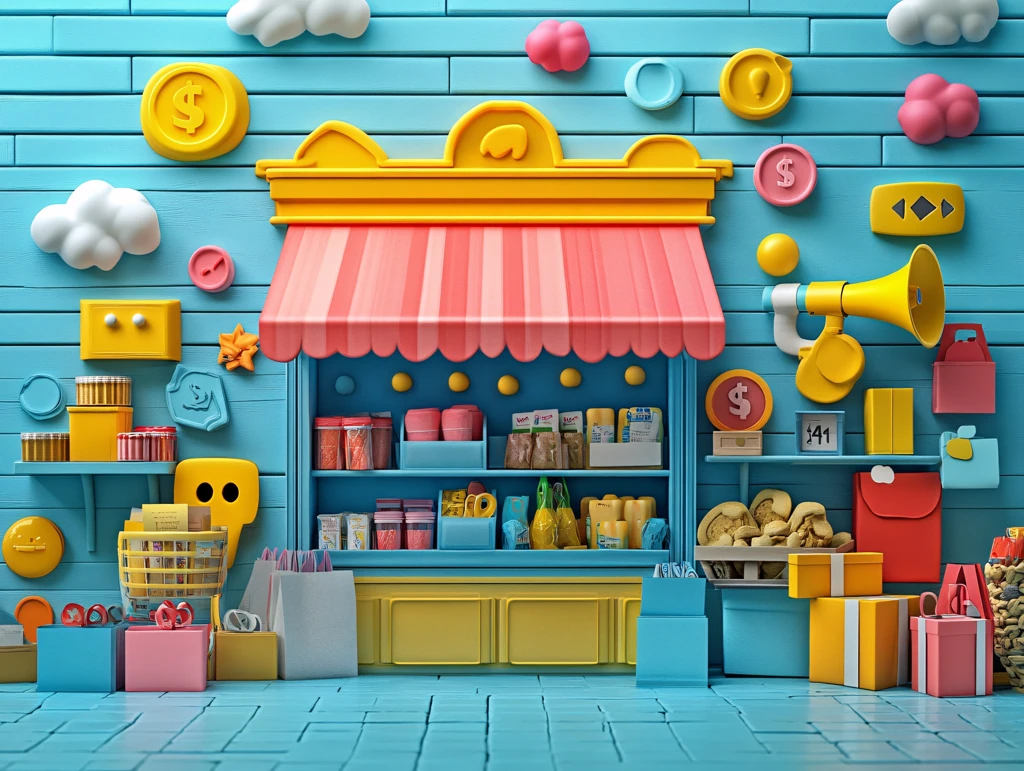 立体淘宝场景图