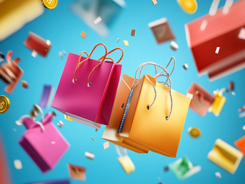 购物狂欢节包装袋