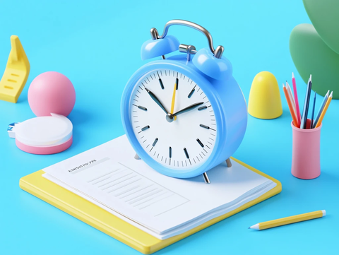 学习闹钟时钟静物