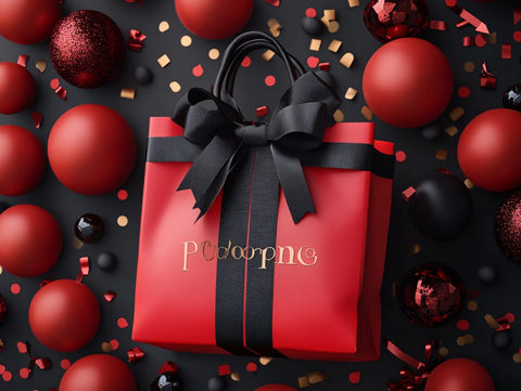 购物袋促销海报