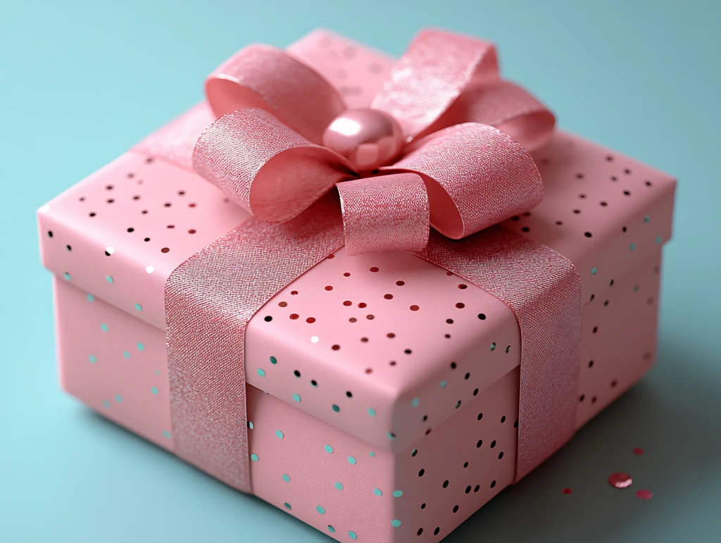 粉色浪漫生日礼物