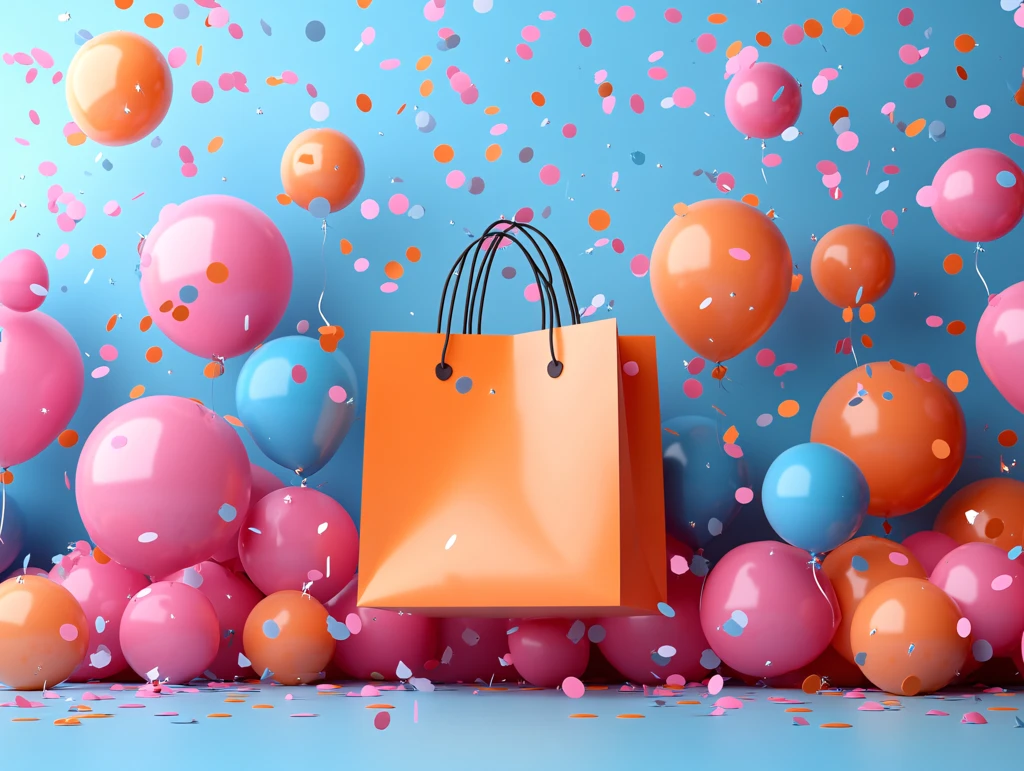 购物狂欢节包装袋