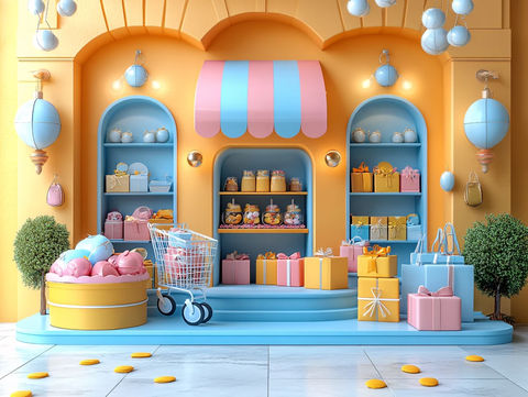 糖果店内景