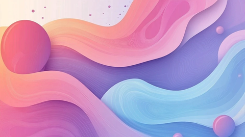 扁平流体风年会背景