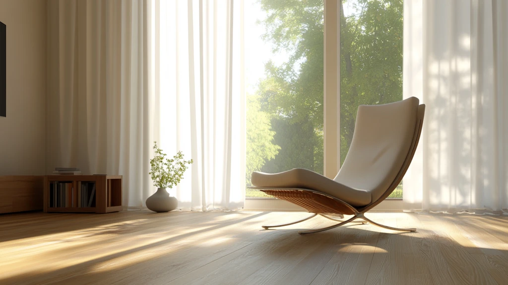 大气客厅落地门窗场景