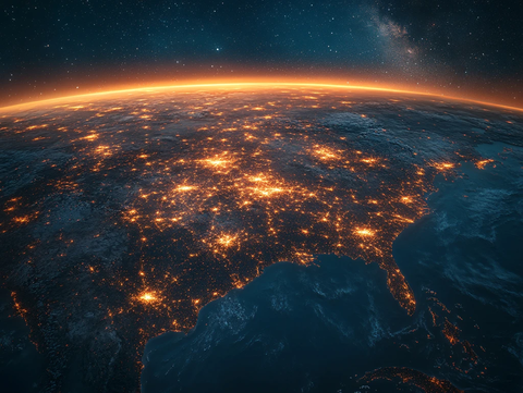 地球银河系光线