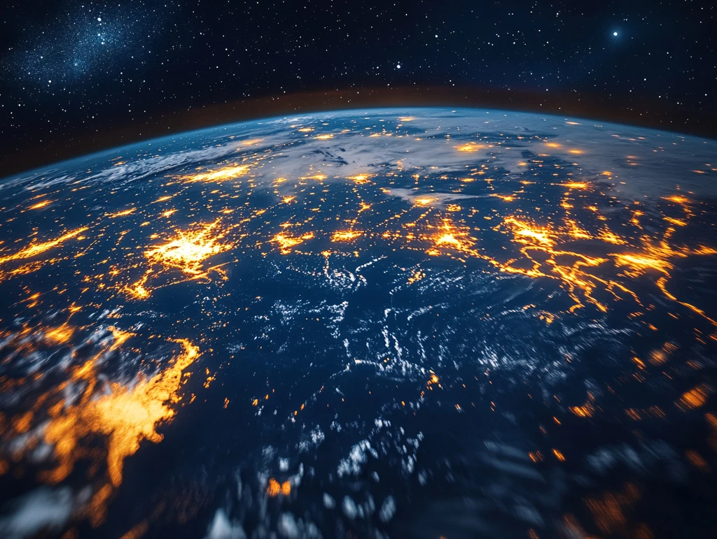 地球银河系光线