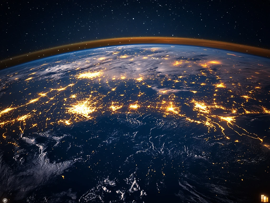 地球银河系光线