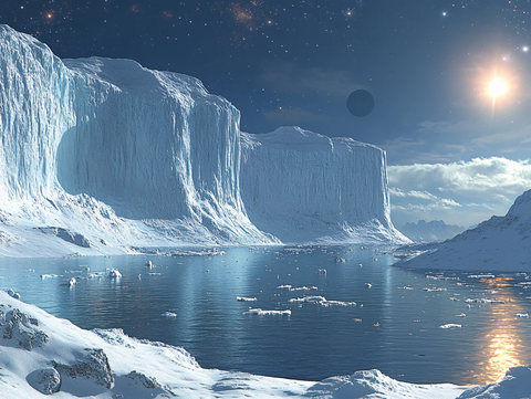 梦幻舞台背景南极冒险