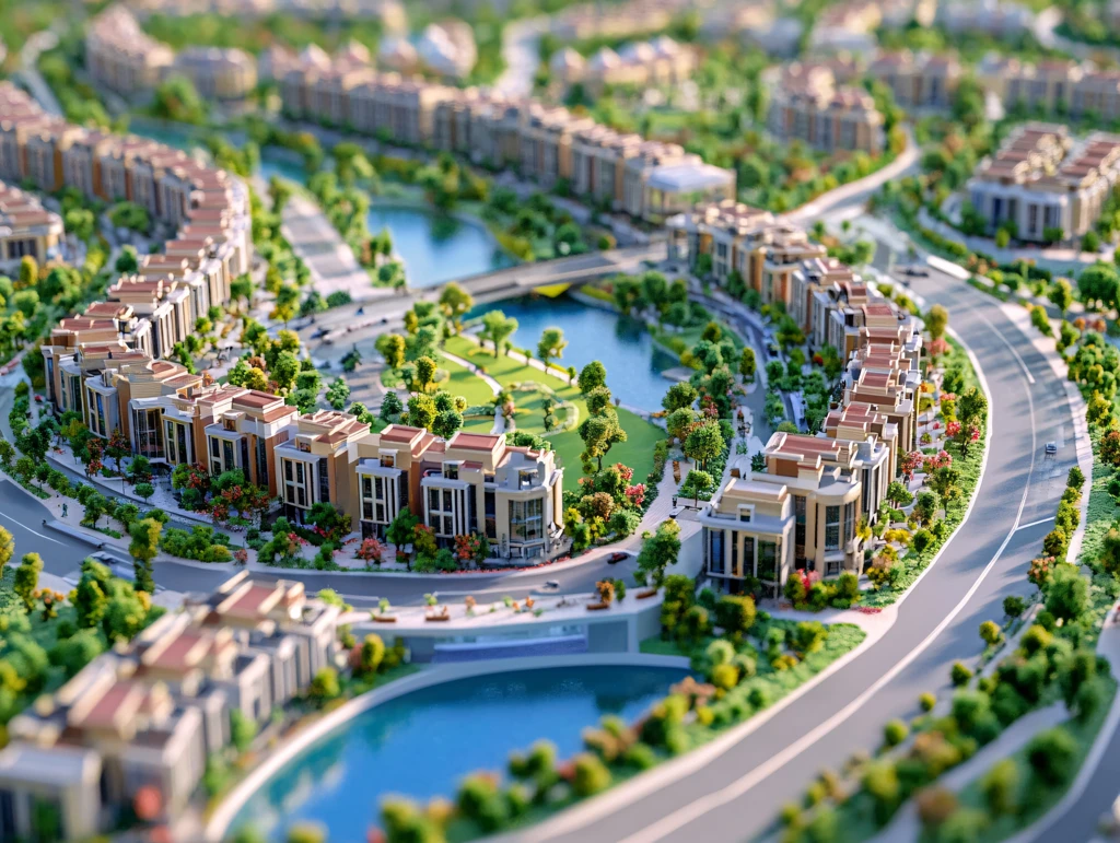 别墅区模型