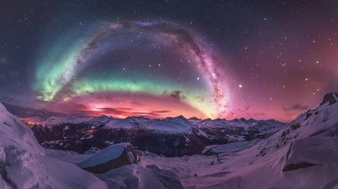 极光炫彩浪漫光影